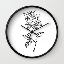 Rose Up Wall Clock