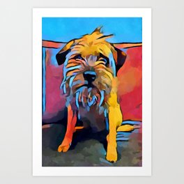 Border Terrier Art Print