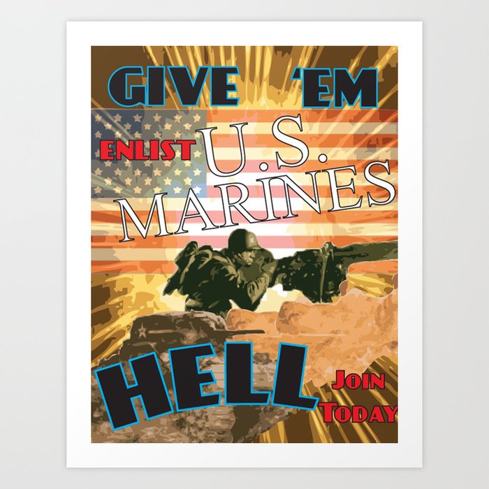 Marines 1 Art Print