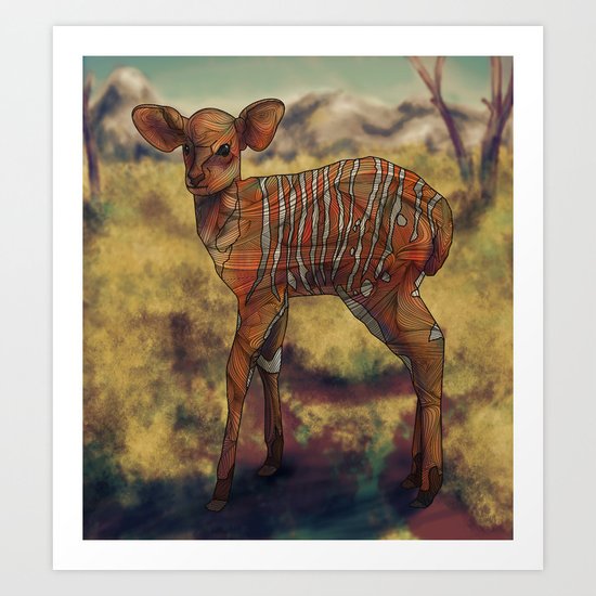 Nyala Art Print