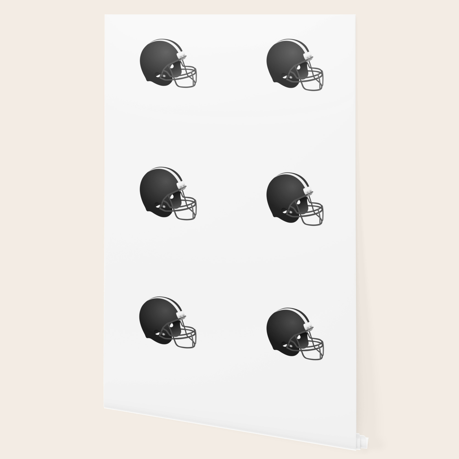 Black Helmet American Football Design Wallpaper By Shirtbutler