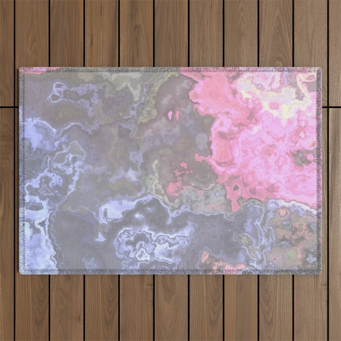 Abstract Marble Texture 42 Outdoor Rug