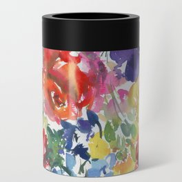 rainbow floral pattern N.o 1 Can Cooler