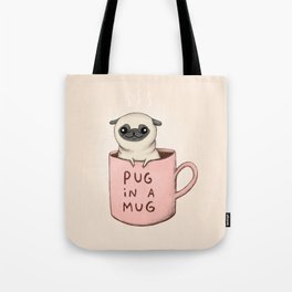 Pug in a Mug Tote Bag
