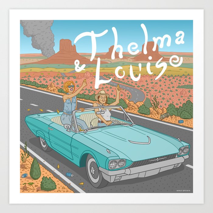 Art Poster Thelma and Louise