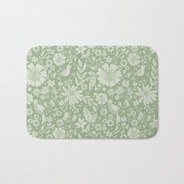 Forest-not rustic sage green Bath Mat