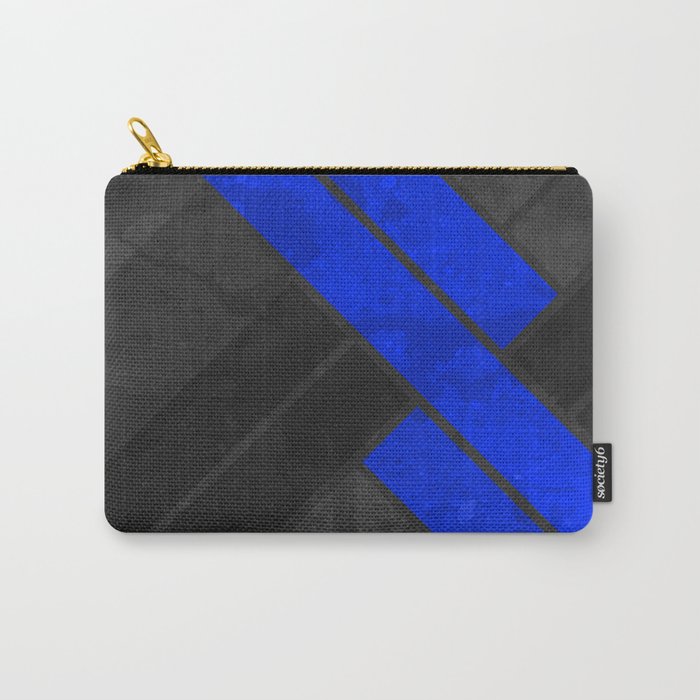 Touch Of Color - Blue Carry-All Pouch