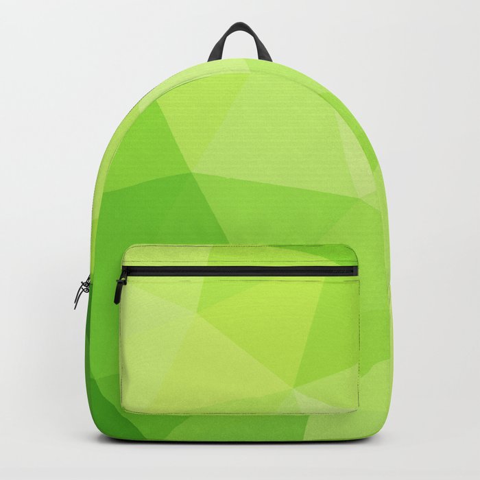 Green Pattern Backpack