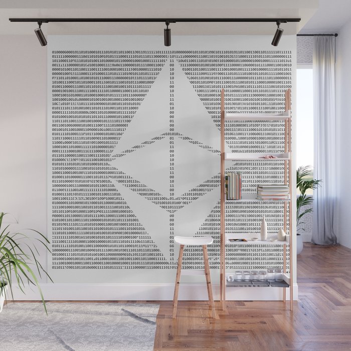 Binary Ethereum Wall Mural