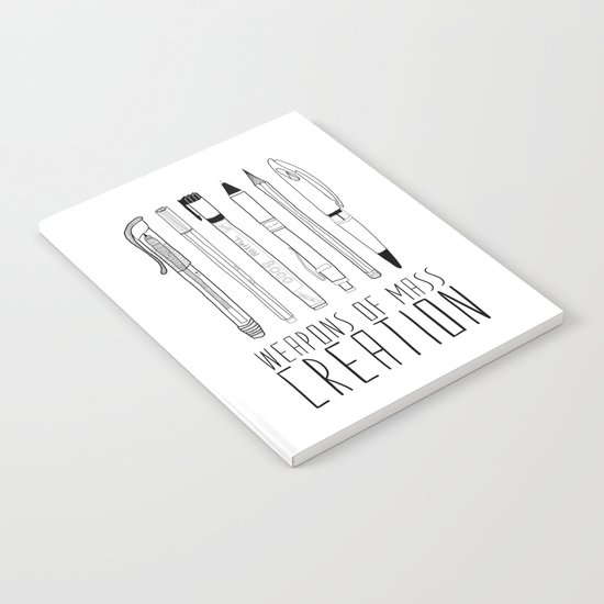 weapons of mass creation Notebook