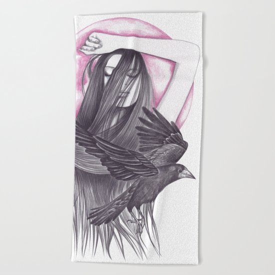 Crow Dance Beach Towel