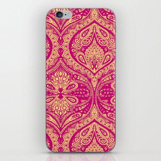 Simple Ogee Pink iPhone Skin