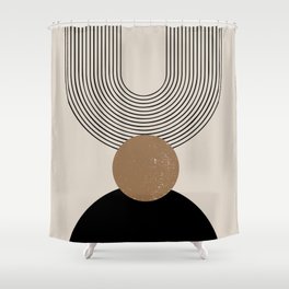 Mid Century Modern Abstract Art 10 Shower Curtain
