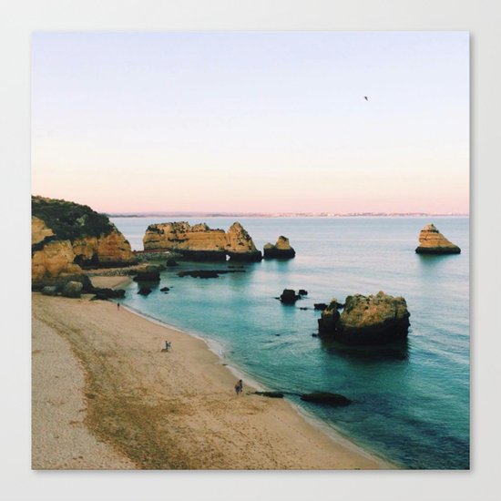 Oceanside Sunset Canvas Print