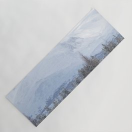 Snow Covered Lairig Ghru in Winter   Yoga Mat