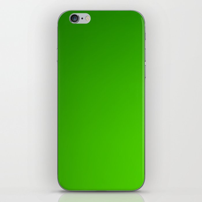 1 Green Gradient Background 220713 Valourine Digital Design iPhone Skin
