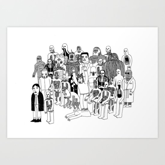 Monster Mash Art Print