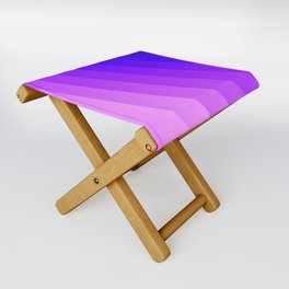 BLUE PURPLE FAN BLEND. Folding Stool