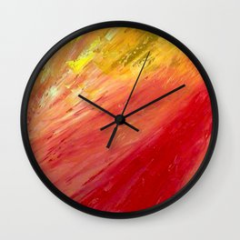 Abstract Untitled by Robert S. Lee Wall Clock