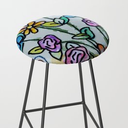 Flowers in the Wind Bar Stool