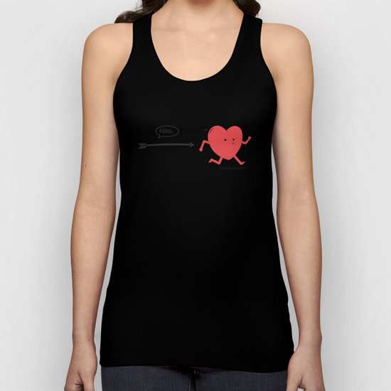 Follow the Heart Unisex Tank Top