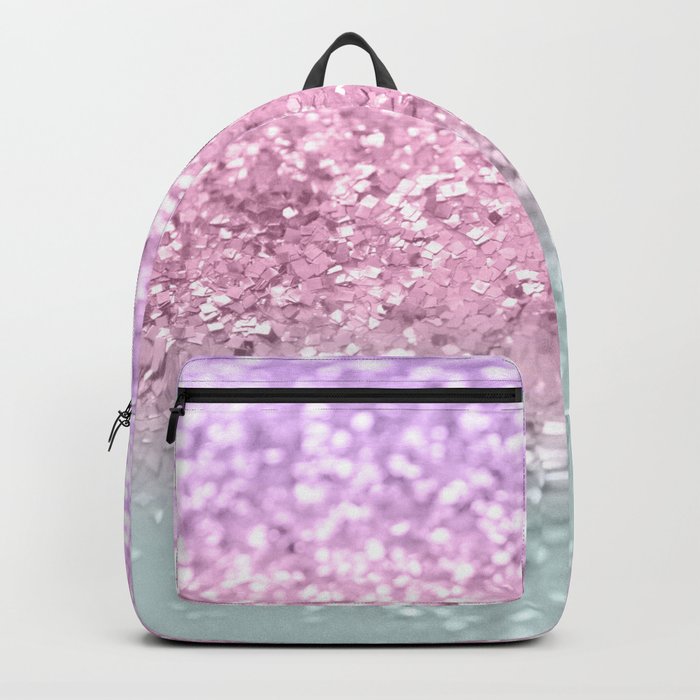 Unicorn Girls Glitter #7a (Faux Glitter) #shiny #pastel #decor #art #society6 Backpack