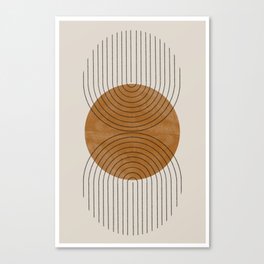 Perfect Touch  Mid Century Modern Canvas Print