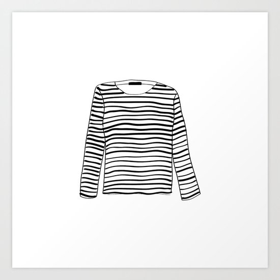 sailor tee Art Print