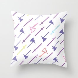 Dungeons & Dragons - Swords and Axes Pattern (Phones/Mugs/Bags) Throw Pillow