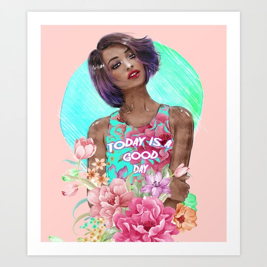 Going Floral Art Print