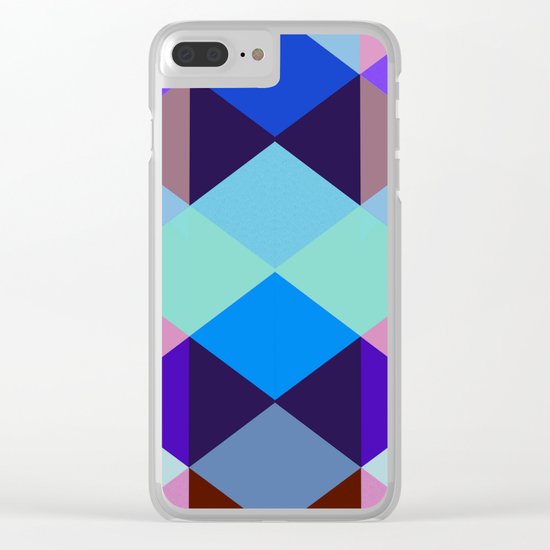 Abstract #375 Clear iPhone Case