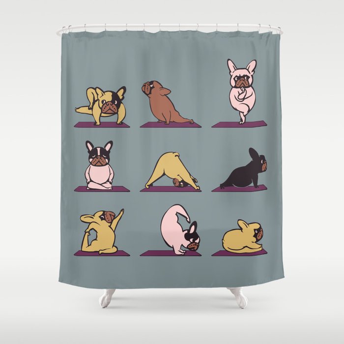Society6 ケース Frenchie Yoga by Huebucket Frenchie Yoga Yoga Mat by Huebucket | Society6