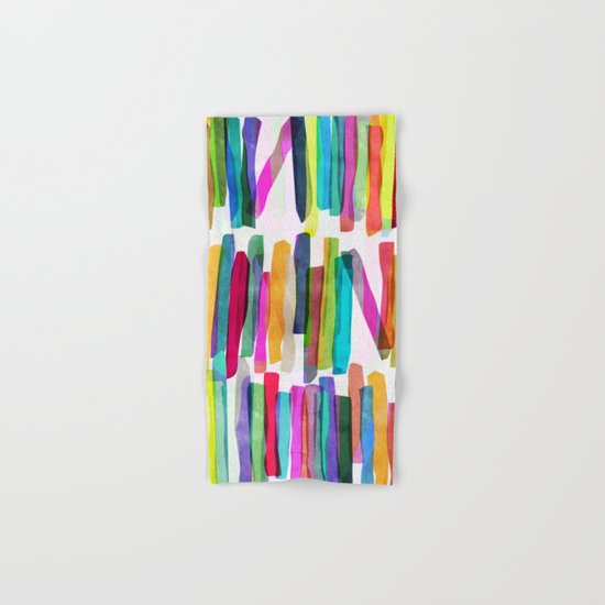 Colorful Stripes 5 Hand & Bath Towel