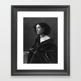 Sarah Bernhardt Portrait - 1864 Framed Art Print