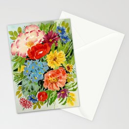 Loose Sketchbook Florals No. 3 Stationery Card