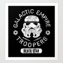 "Galactic Empire Troopers" by Josh Ln Art Print