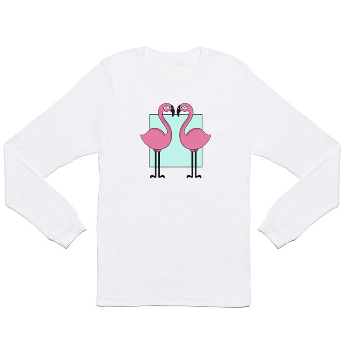 Flamingo's love Long Sleeve T Shirt