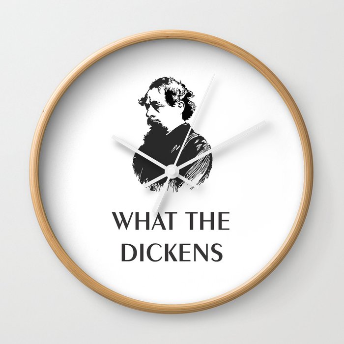 What the Dickens Wall Clock
