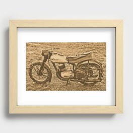Jawa motorcycle Recessed Framed Print