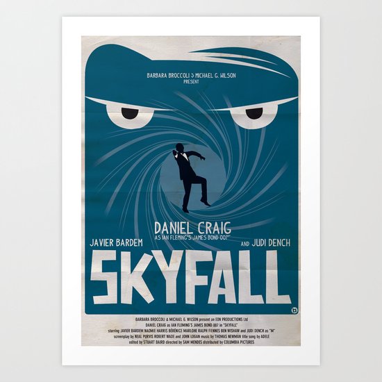 SKYFALL Art Print