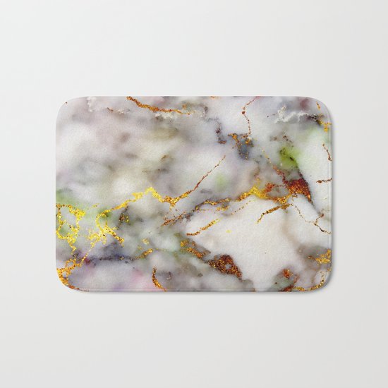 Marble Effect #5 Bath Mat