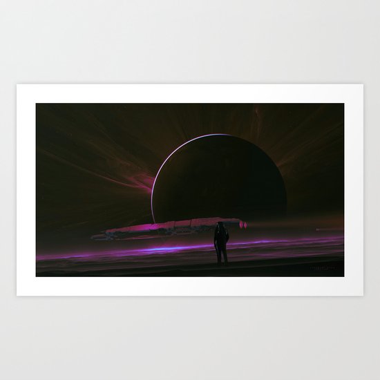 Crescent Moon Art Print