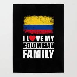 Colombian Family Poster