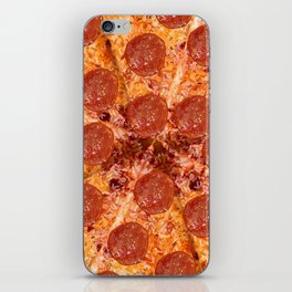 Pepperoni Cheese Pizza Pattern iPhone Skin