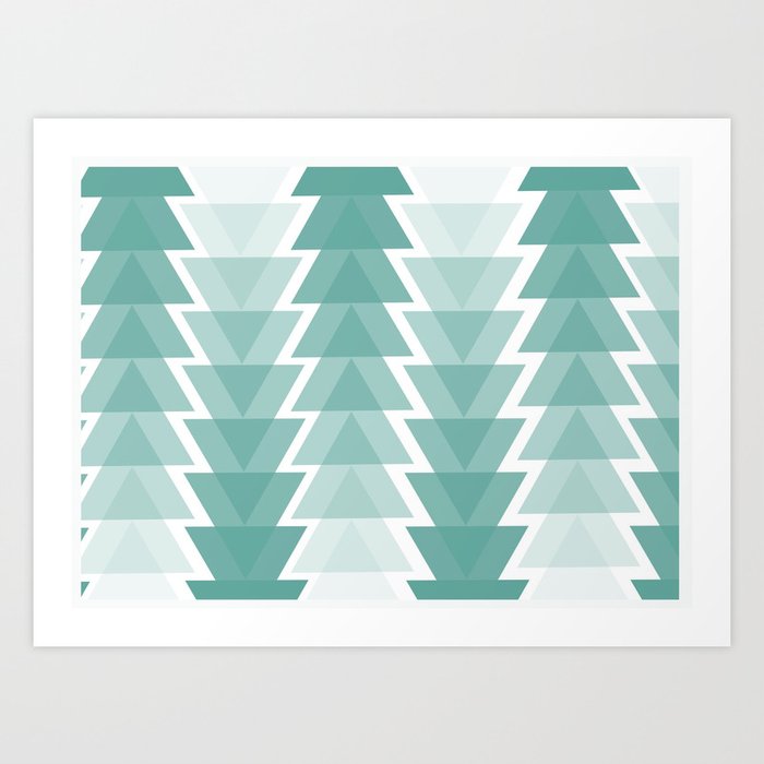 triangles Art Print