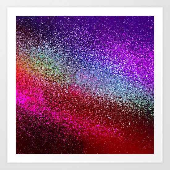RAINBOW MOSAIC Art Print