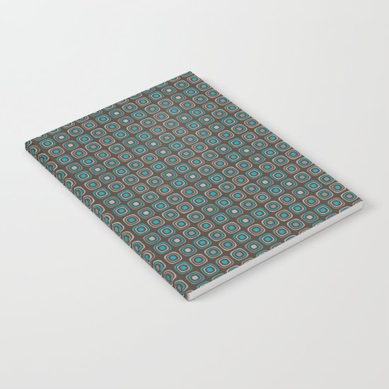 Pattern blue azul 6 Notebook