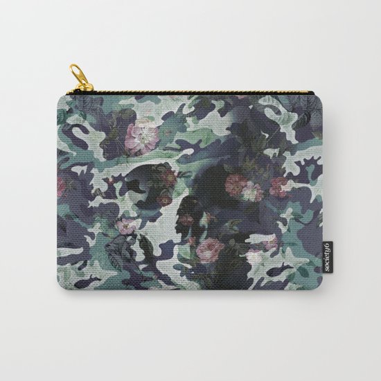 Camouflage Skull V2 Carry-All Pouch
