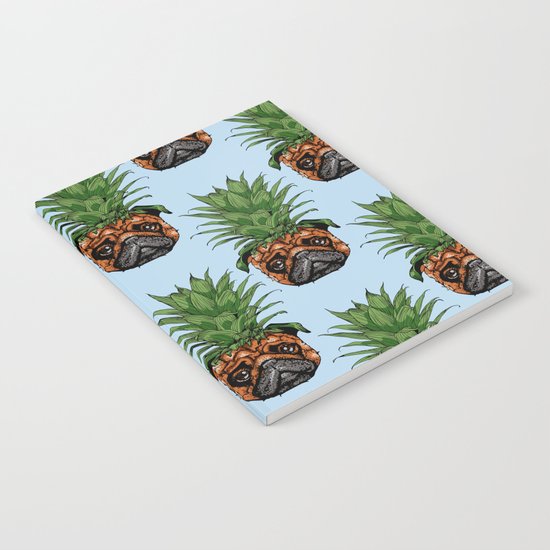 Pineapple Pug Notebook