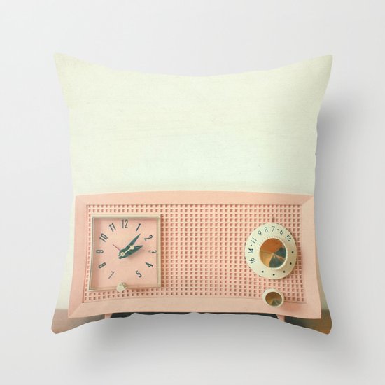 Easy Listening Throw Pillow